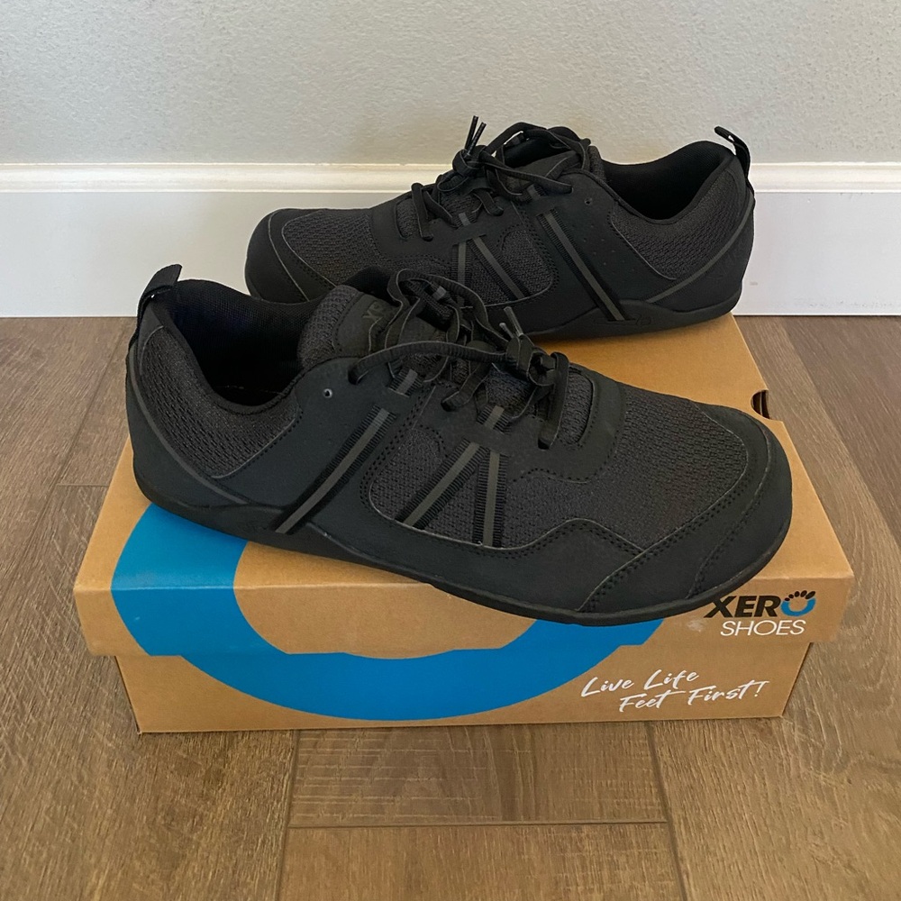 Xero Shoes Prio Black Athletic Sneakers Men’s 12